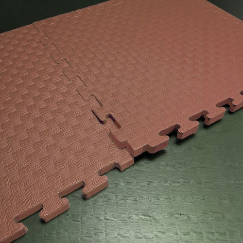 Мягкий детский пол | Цвет: Коричневый (500*500*10 мм)