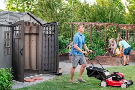 Сарай пластиковый LifeTime WoodLook (6.61 кв.м)