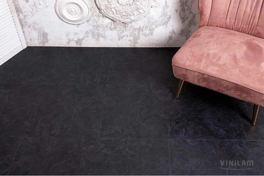SPC ламинат Vinilam - Ceramo Сланцевый Черный (61607-8мм)