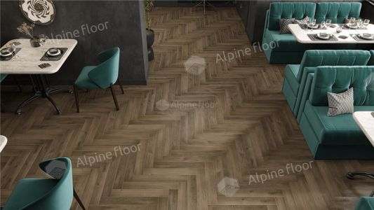 Ламинат Alpine Floor - Herringbone 8 Дуб Анжу (LF102-11)