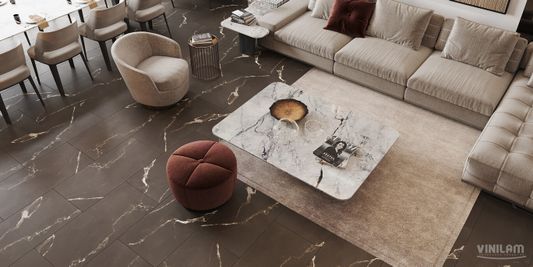 Виниловая плитка Allure Isocore - Stone Glue Эбонитовый Мрамор (88911)