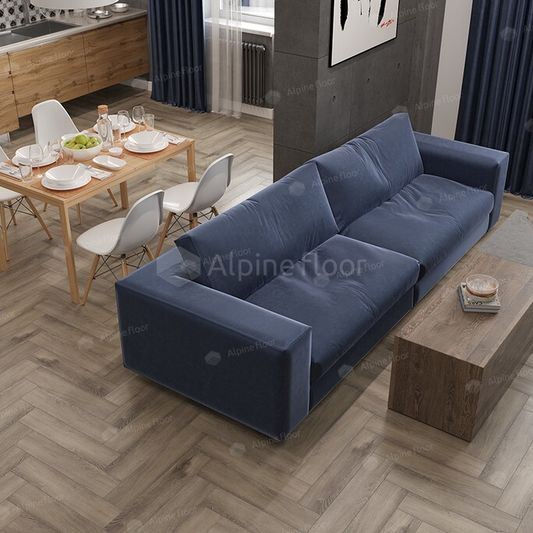 Кварц виниловая плитка Alpine Floor - Parquet LVT Дуб Исида (ECO 16-15)