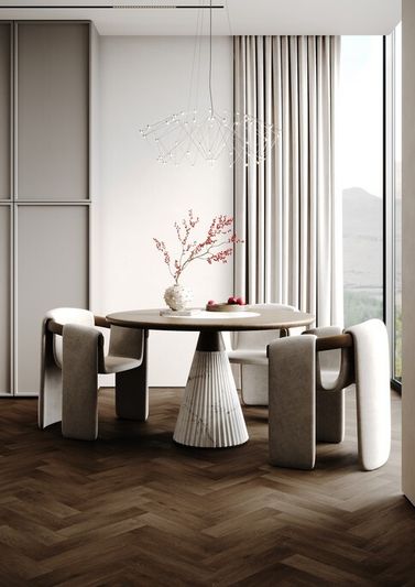 SPC Ламинат Refloor Fargo - Herringbone Дуб Шварцвальд (44-7009-24)