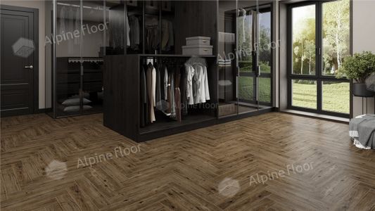 Ламинат Alpine Floor - Herringbone 8 Дуб Бордо (LF102-10)