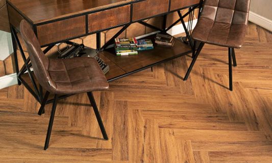 Виниловый ламинат Vinilam - Parquet Herringbone  Де Вилль