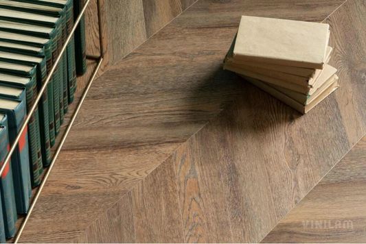 Виниловый ламинат Vinilam - Parquet Chevron Шеврон Нормандия (RI153610CL4-2.5)