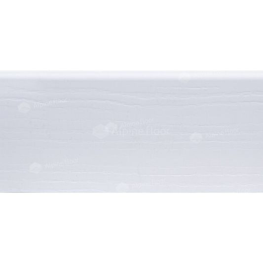 Плинтус Alpine Floor - Rico Concept 80 Белый с тиснением (RC 80001)