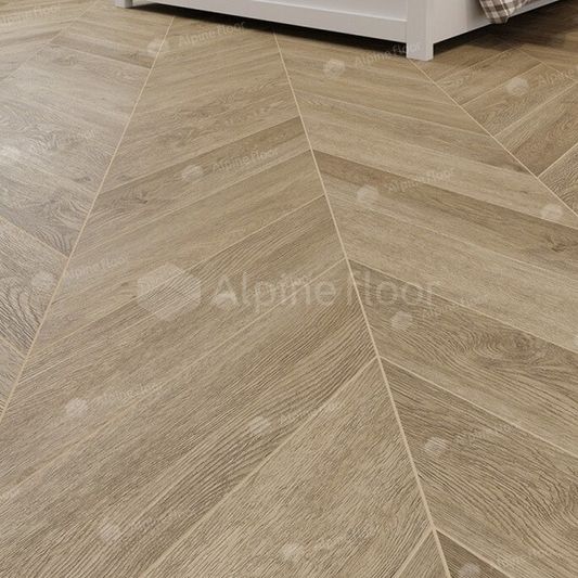 SPC ламинат Alpine Floor - Chevron Дуб Ваниль Селект (ECO 18-2)