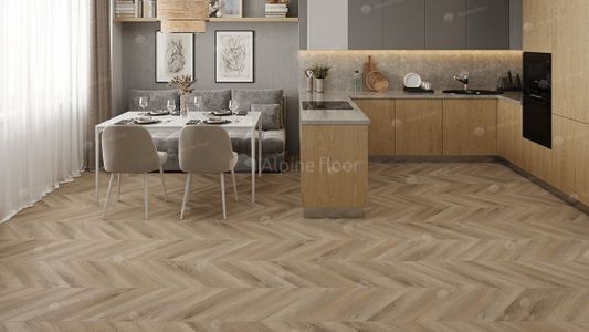 SPC ламинат Alpine Floor - Chevron Дуб Синистра (ECO 18-6)