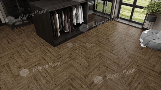 Ламинат Alpine Floor - Herringbone 8 Дуб Бордо (LF102-10)