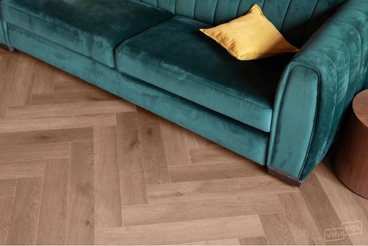 Виниловая плитка VinilPol - Herringbone Glue (LVT) Паркет Пикассо (9911)
