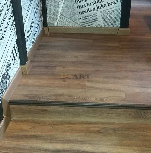 Виниловая плитка DeArt Floor - Lite Орех Пекан