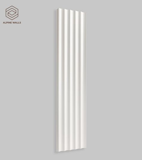 Стеновая декоративная панель Alpine Walls - LineArt ECO7701W