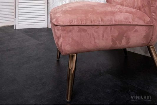 WPC ламинат Vinilam - Ceramo Stone Сланцевый Черный (61607-8мм)