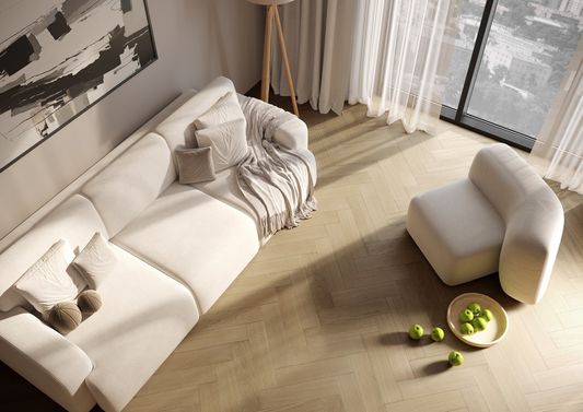 Штучный кварцевый паркет Quartz Parquet - Дуб Хельсинки (44-1258-58)