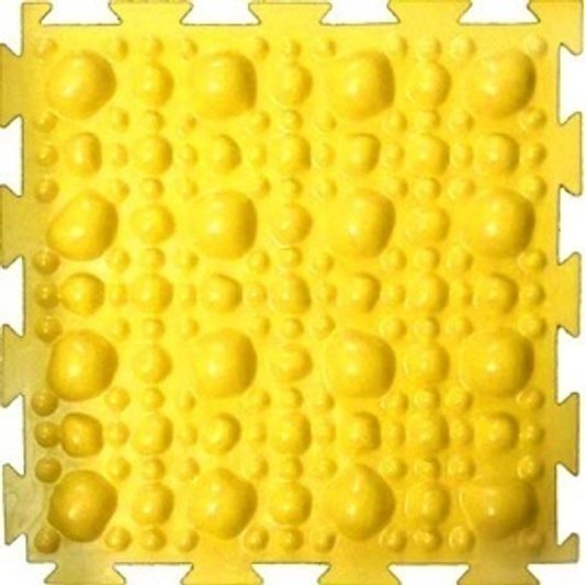 Ортопедический коврик Orto - Камни мягкие желтые