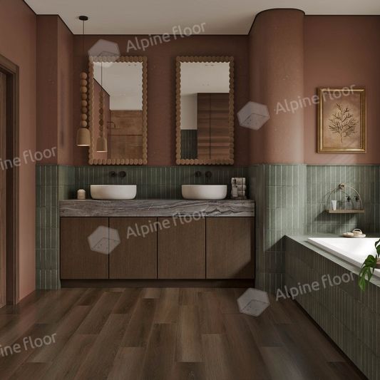 Каменно-полимерный ламинат (SPC) Alpine Floor - Титан 6 (Titan 6) Обсидиан (ECO 28-6)