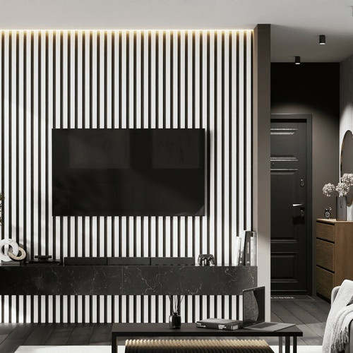 Рейка МДФ Ликорн Белая (РП-2.16.2800)