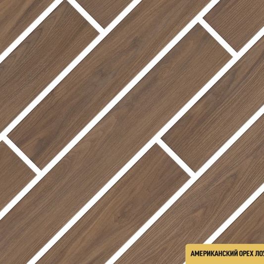 Каменно-полимерный SPC ламинат FirstFloor - Американский орех Лоуден (1F006)