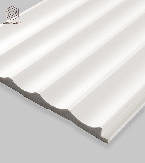 Стеновая декоративная панель Alpine Walls - LineArt ECO7701W