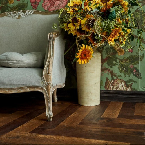 Виниловый ламинат Vinilam - Parquet Herringbone Glue Паркет Парижский (GD11155)