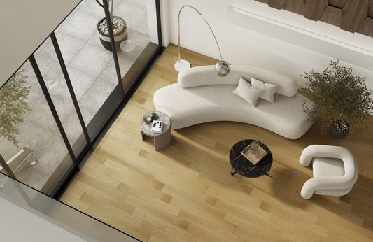 Кварцевый паркет Quartz Parquet Классик - Дуб Медовый Раф (463 7/1,2 мм)