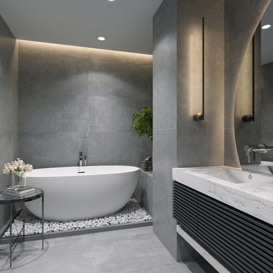 Керамогранит Buono Ceramica - Beton Dark Mat (B4483M)