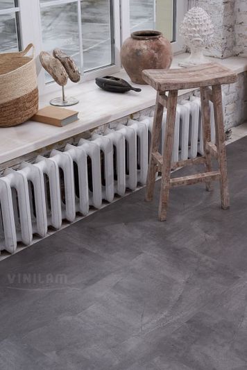 SPC ламинат Vinilam - Ceramo Серый Бетон