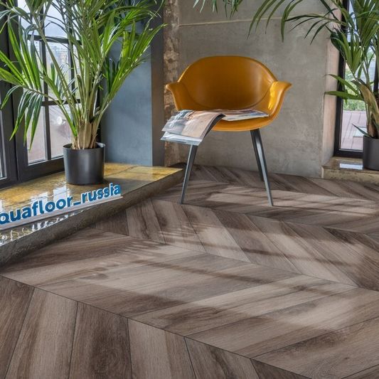 Виниловая плитка AquaFloor - Parquet Chevron Glue (AF2554PGCh)