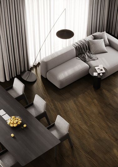 Кварцевый паркет Quartz Parquet Классик - Дуб Брауни (413 7/1,2 мм)
