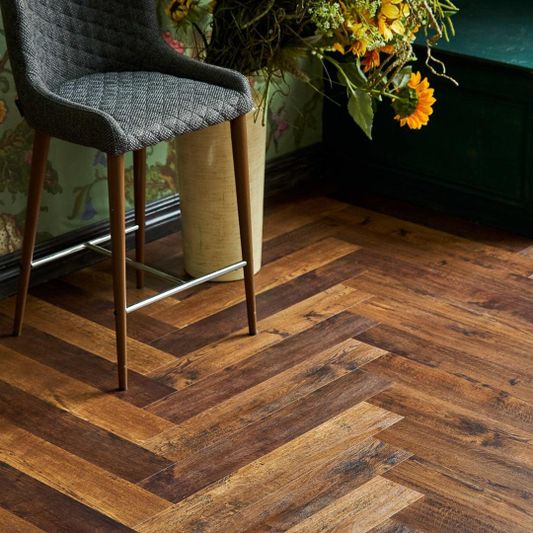 Виниловый ламинат Vinilam - Parquet Herringbone Парижский