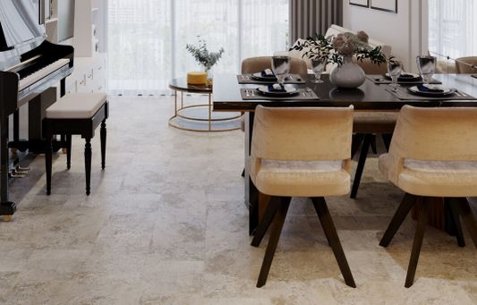 SPC ламинат Stone Floor - Травертин Бежевый (234-1 НР)