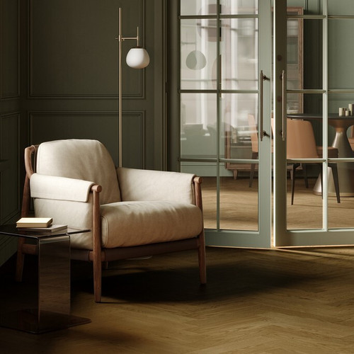 Штучный кварцевый паркет Quartz Parquet - Дуб Кедровый Латте (44-1258-59)