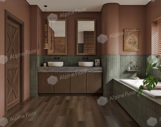 Каменно-полимерный ламинат (SPC) Alpine Floor - Титан 6 (Titan 6) Обсидиан (ECO 28-6)