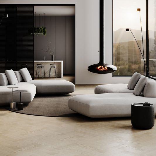 Штучный кварцевый паркет Quartz Parquet - Дуб Маскарпоне (44-1258-06)