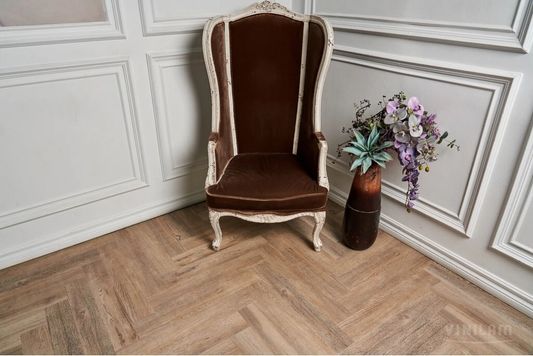 Виниловый ламинат Vinilam - Parquet Herringbone Glue Паркет Северный (GD11133)