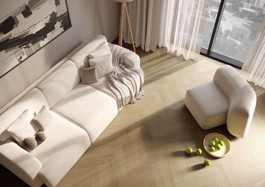 Штучный кварцевый паркет Quartz Parquet - Дуб Хельсинки (44-1258-58)
