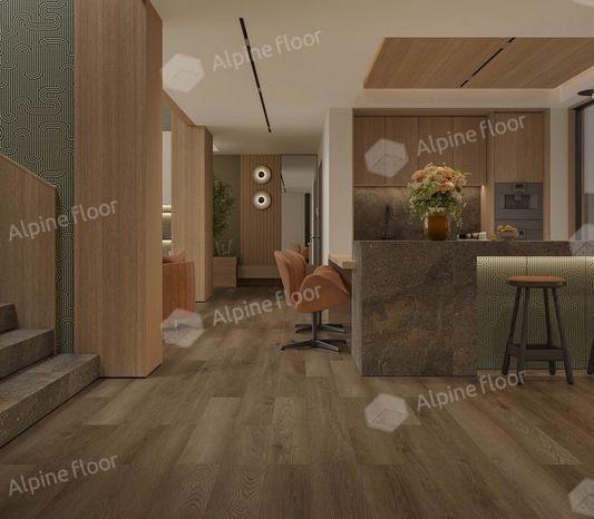 Каменно-полимерный ламинат (SPC) Alpine Floor - Титан 8 (Titan 8) Каллисто (ECO 27-7)