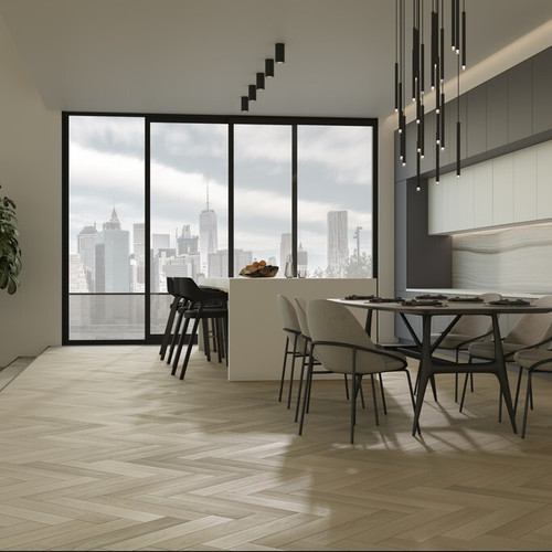 Кварцевый паркет Quartz Parquet Английская Ёлка - Дуб Лимба (33-405 5/0,6 мм)