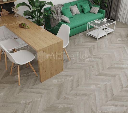 Кварц виниловая плитка Alpine Floor - Chevron LVT Дуб Фантазия (ECO 20-1)