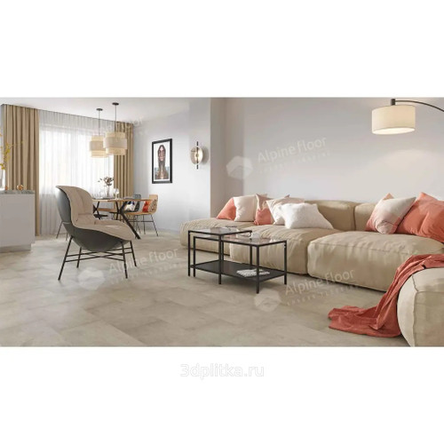 Кварц-виниловая плитка Alpine Floor - Light Stone Зион (ECO 15-14)